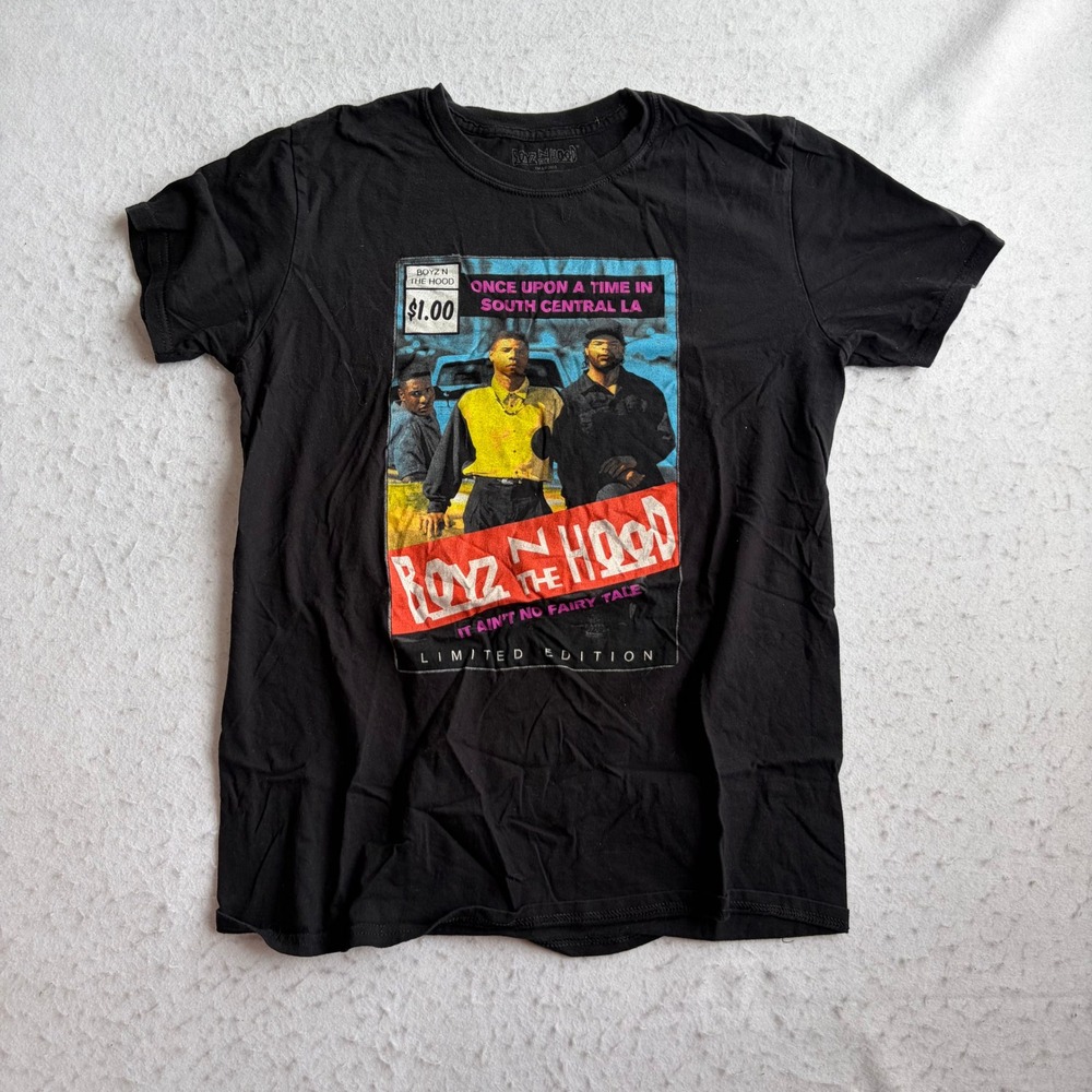 Boyz N The Hood Graphic T-Shirt Mens Size M Black Short Sleeve Movie Promo